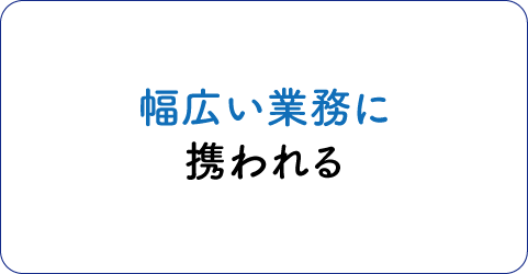 江綿の魅力「幅広い業務に携われる」